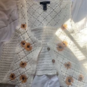 Crochet vest